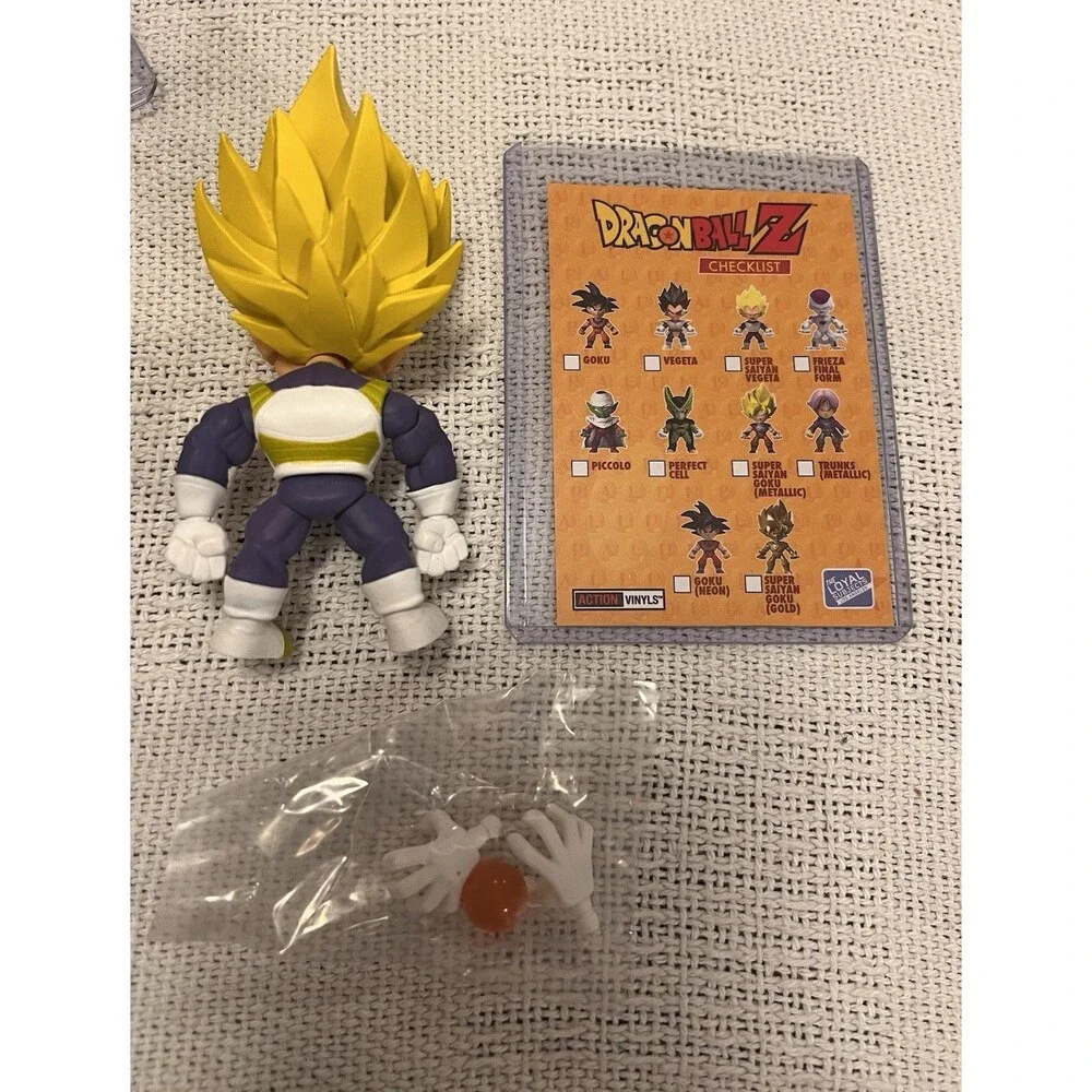 The Loyal Subjects Dragon Ball Z Super Saiyan Vegeta Complete RARE Vinyl‎ Figure
